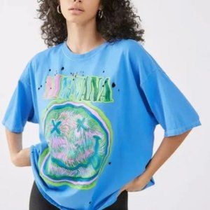 Nirvana UO Urban Outfitters Distressed T-Shirt Dress  L /XL